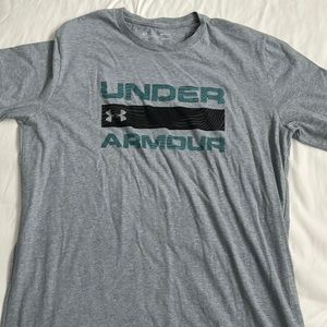 Men’s brand new with tags. Grey size medium under armor t shirt.